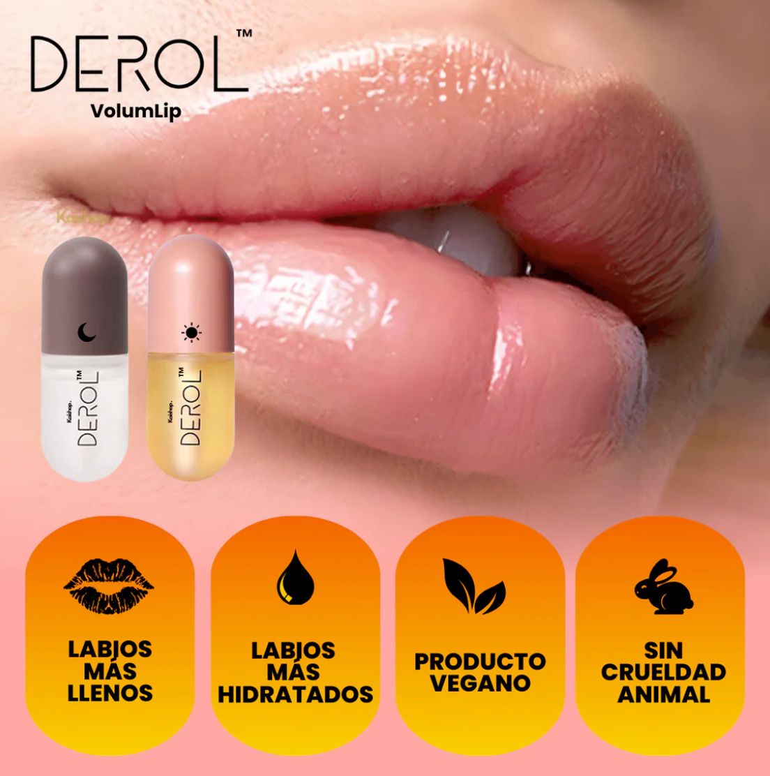 1+1 GRATIS | Voluminizador de Labios con Vitamina E - Derol™ Kit