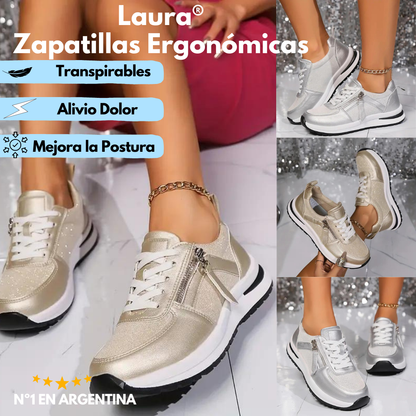 Laura® Zapatillas Ergonómicas +Plantilla Gel GRATIS