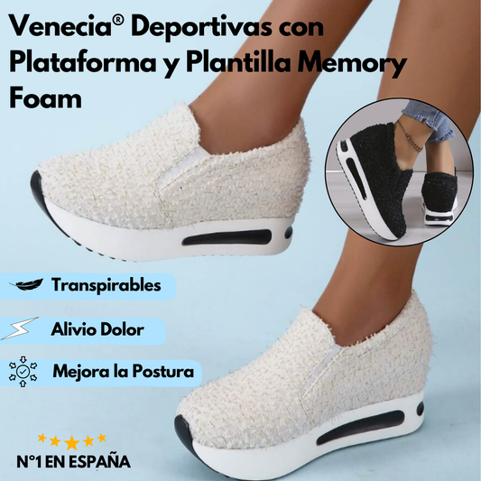 Venecia® Deportivas con Plataforma y Plantilla Memory Foam