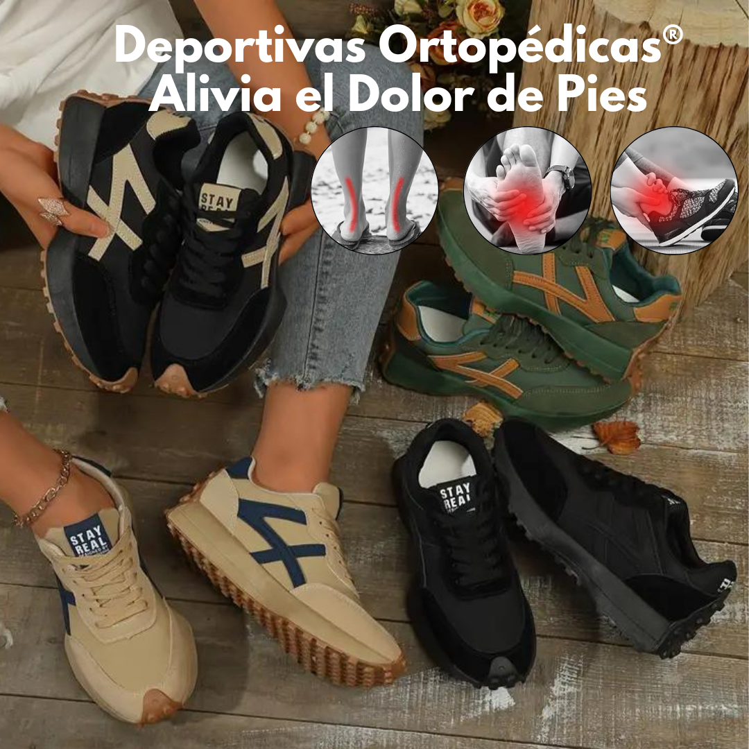 Deportivas Ortopédicas® Alivia el Dolor de Pies